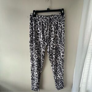 Cheetah print joggers